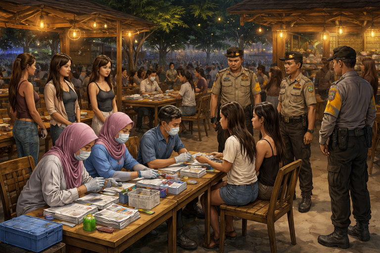 polisi-kawal-skrining-hiv-ims-sampar-maras
