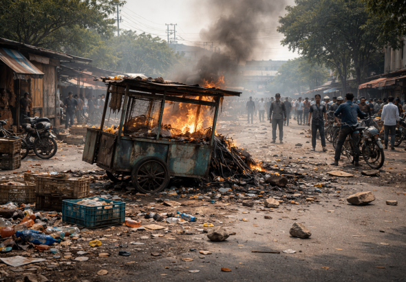tawuran-manggarai-gerobak-dibakar-enam-orang-ditangkap